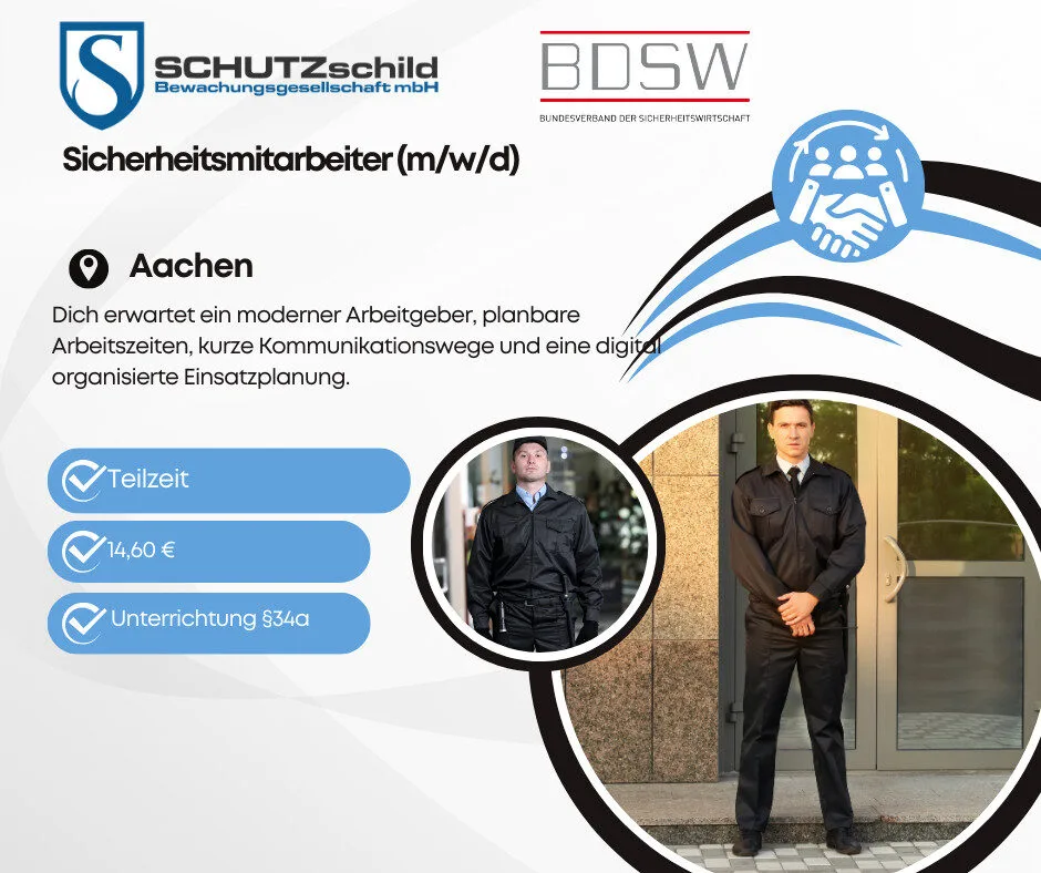 #Aachen #Sicherheitsmitarbeiter