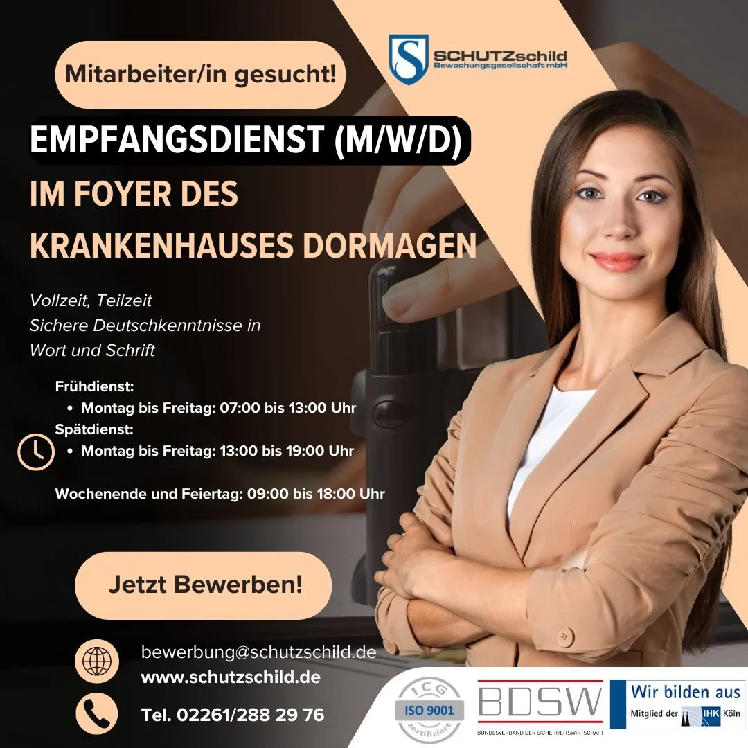 empfangsdienst dormagen security